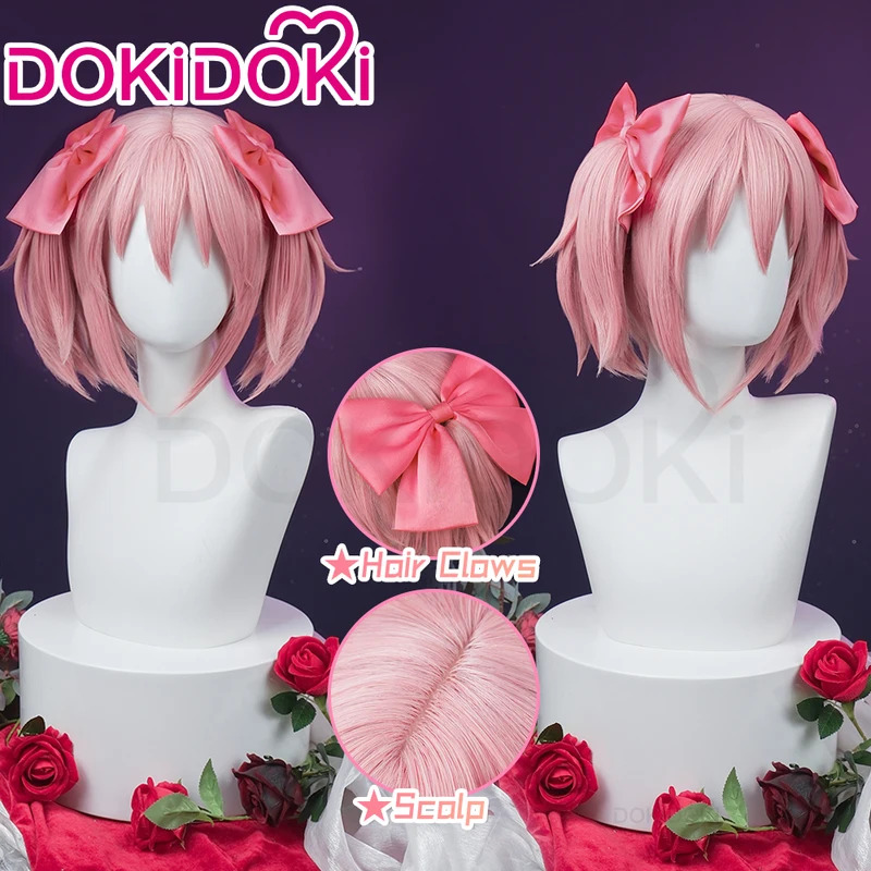 ♥ 2026 New IN STOCK Madoka Ani - Cosplay Anime Pink Hair recensione e prezzo
