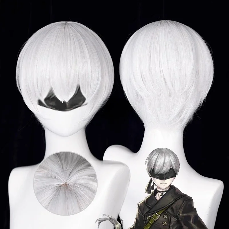 Anime 9S Cosplay Wig 2b Wig Wh - Cosplay Anime White Hair recensione e prezzo