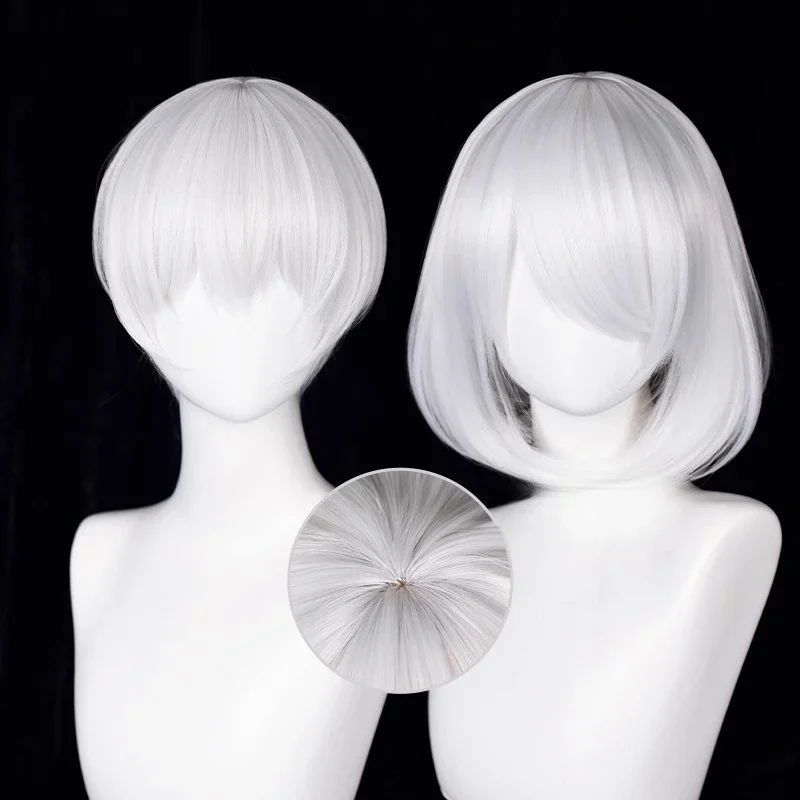 Anime 9S Cosplay Wig 2b Wig Wh - Cosplay Anime White Hair recensione e prezzo