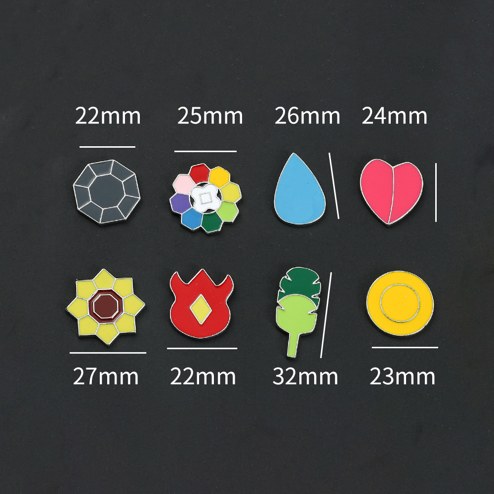 Pokemon Gym Badges Kanto Johto - Anime Cosplay Pokemon recensione e prezzo